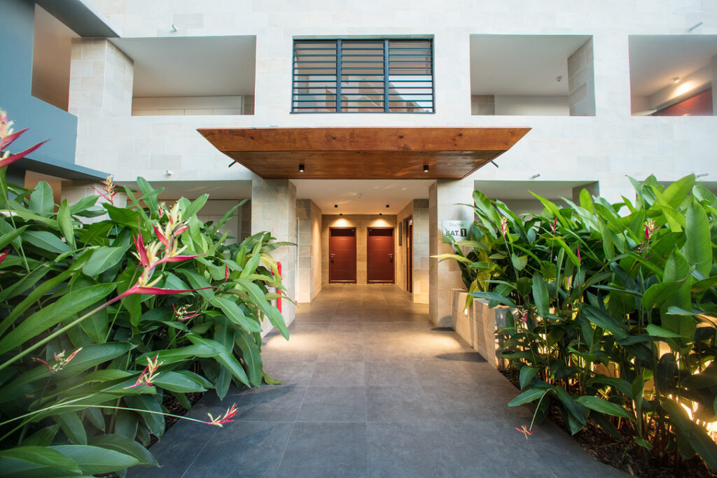 hall d'entrée résidence tahiti